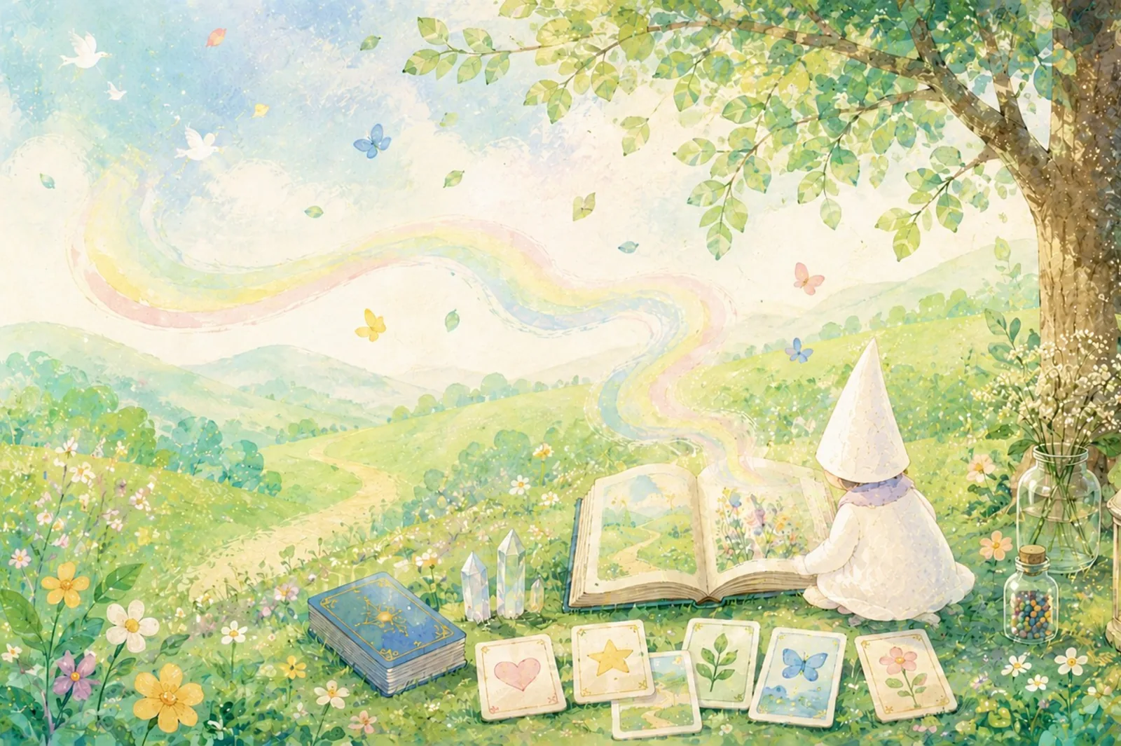 やさしい色彩の絵本の世界