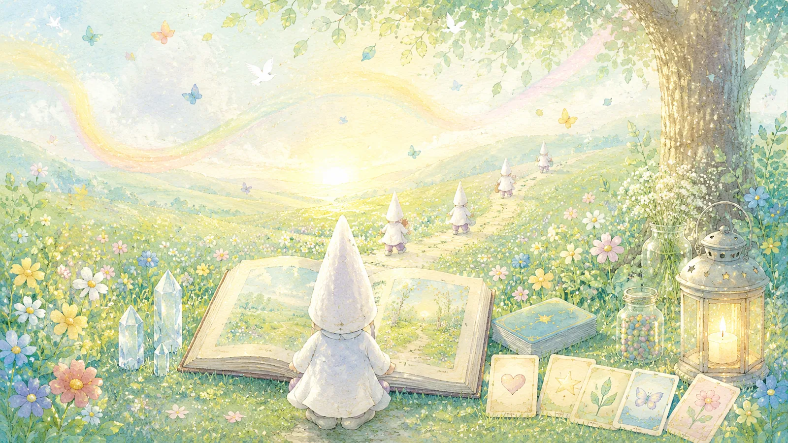 やさしい色彩の絵本の世界